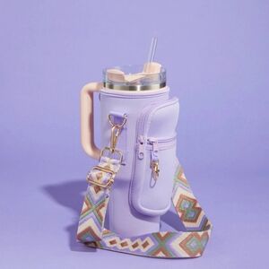 #75663 Lavender Insulated Sling Bottle Crossbody Bag